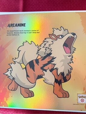 New Target x Pokemon Trapper Keeper 2" Binder Portfolios Holographic Arcanine